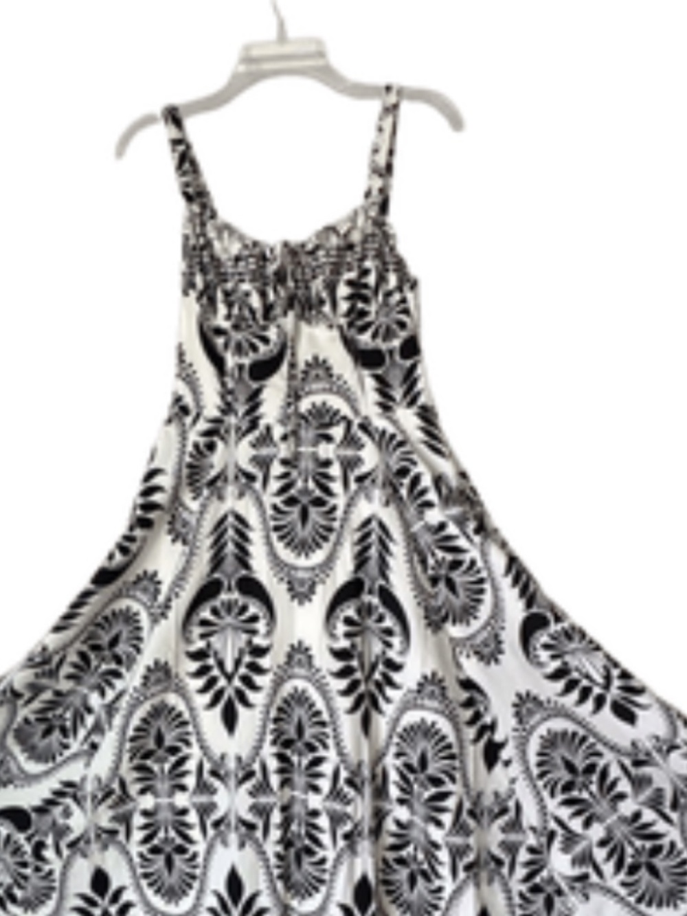 Blush & Day Ivory & Black Maxi Sundress (Lined) | Size M - Picture 4 of 4